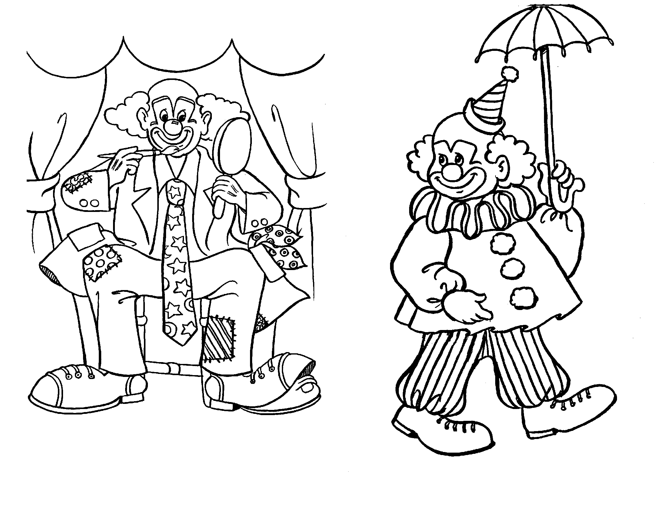 Disegno da colorare: Clown (Caratteri) #90970 - Pagine da Colorare Stampabili Gratuite