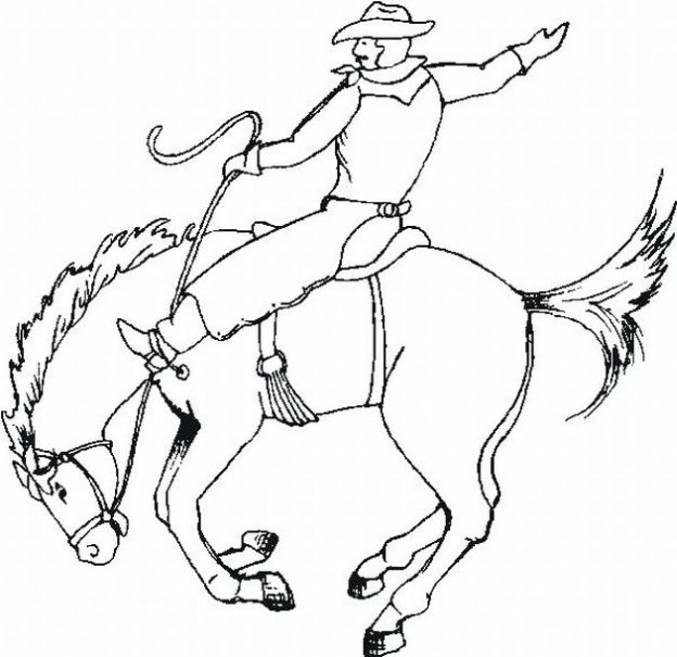 Disegno da colorare: Cowboy (Caratteri) #91446 - Pagine da Colorare Stampabili Gratuite