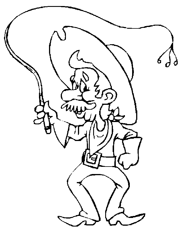 Disegno da colorare: Cowboy (Caratteri) #91477 - Pagine da Colorare Stampabili Gratuite