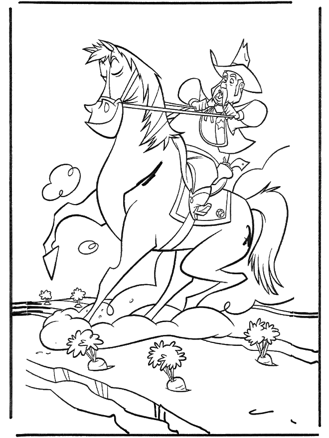 Disegno da colorare: Cowboy (Caratteri) #91496 - Pagine da Colorare Stampabili Gratuite