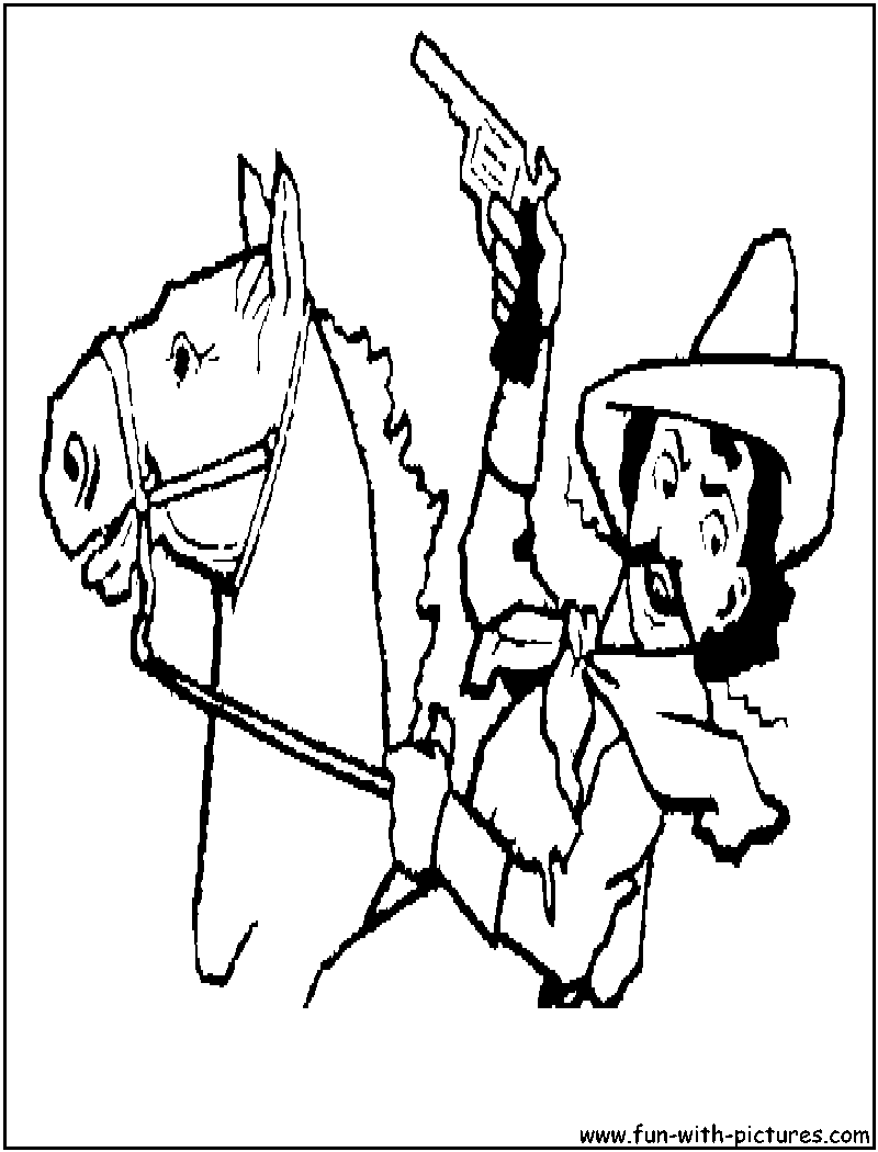 Disegno da colorare: Cowboy (Caratteri) #91579 - Pagine da Colorare Stampabili Gratuite