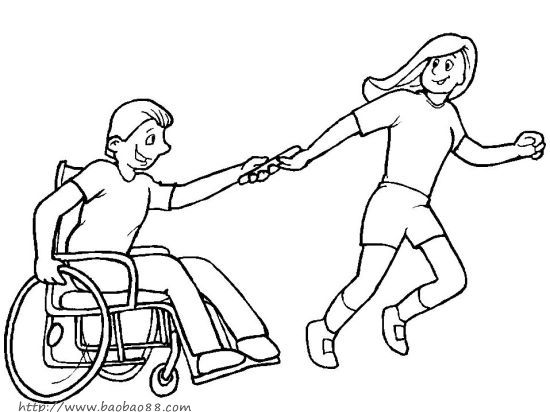 Disegno da colorare: Disabilitato (Caratteri) #98514 - Pagine da Colorare Stampabili Gratuite