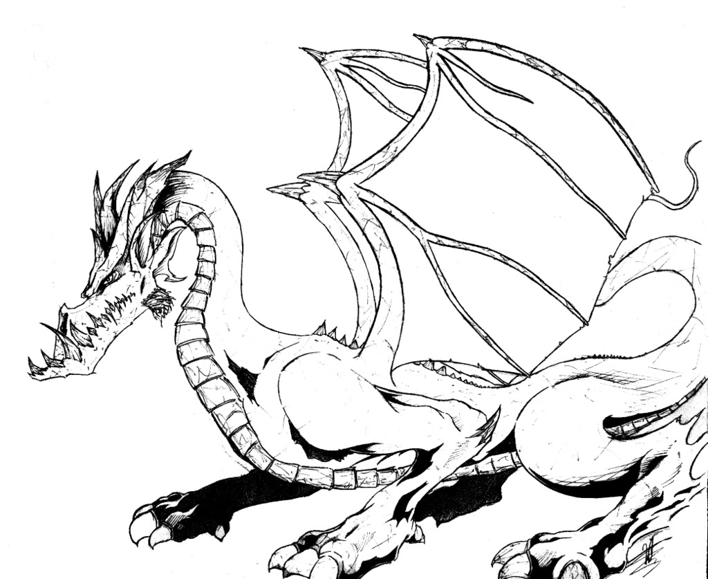 Disegno da colorare: Drago (Caratteri) #148349 - Pagine da Colorare Stampabili Gratuite