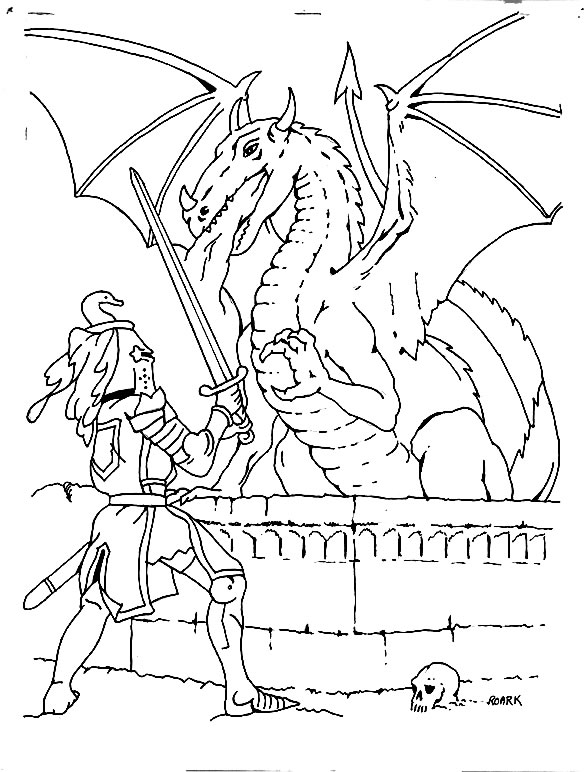 Disegno da colorare: Drago (Caratteri) #148422 - Pagine da Colorare Stampabili Gratuite