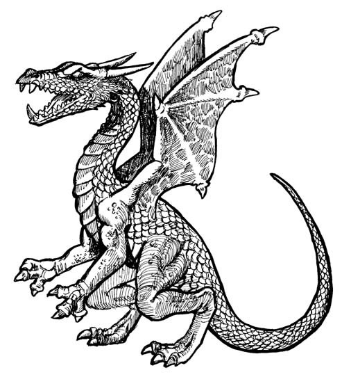 Disegno da colorare: Drago (Caratteri) #148448 - Pagine da Colorare Stampabili Gratuite