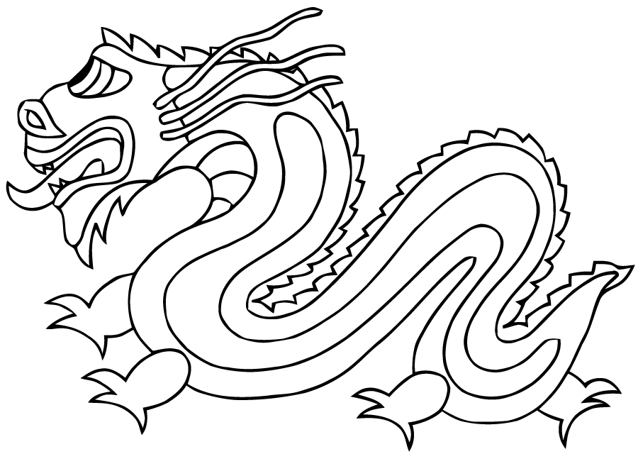Disegno da colorare: Drago (Caratteri) #148627 - Pagine da Colorare Stampabili Gratuite