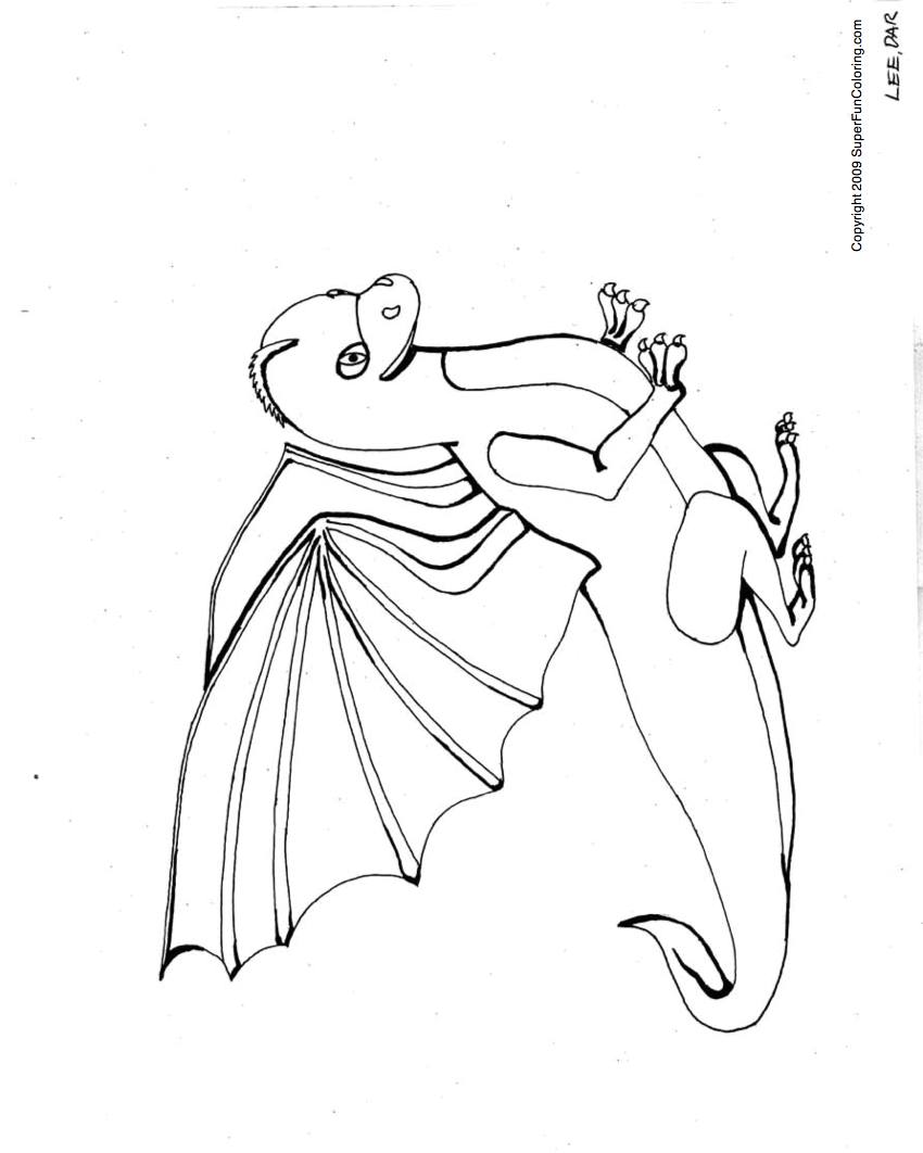 Disegno da colorare: Drago (Caratteri) #148637 - Pagine da Colorare Stampabili Gratuite