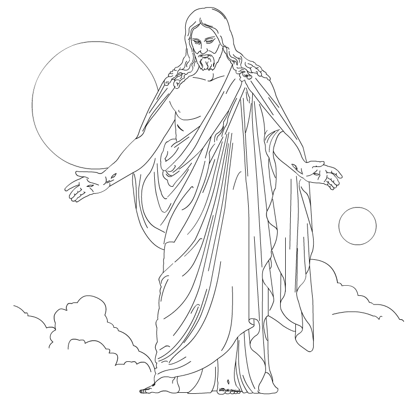Disegno da colorare: Gesù (Caratteri) #98871 - Pagine da Colorare Stampabili Gratuite