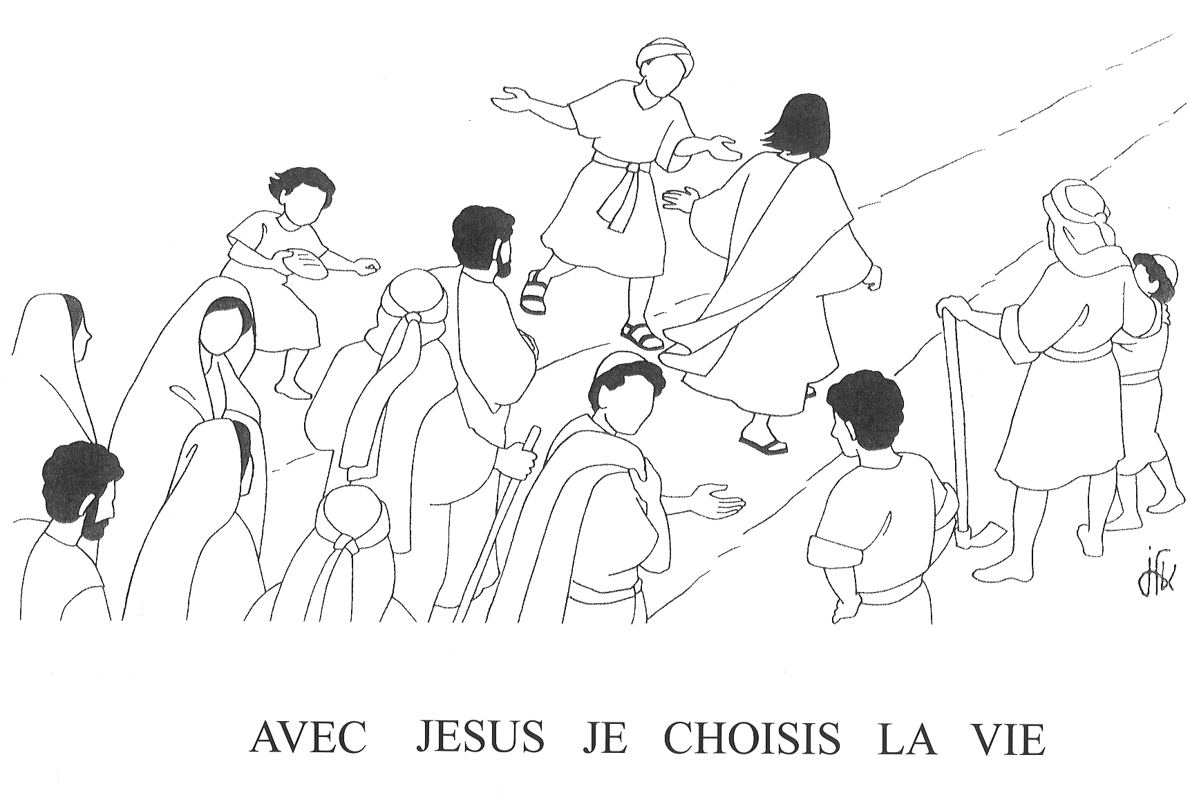Disegno da colorare: Gesù (Caratteri) #98879 - Pagine da Colorare Stampabili Gratuite