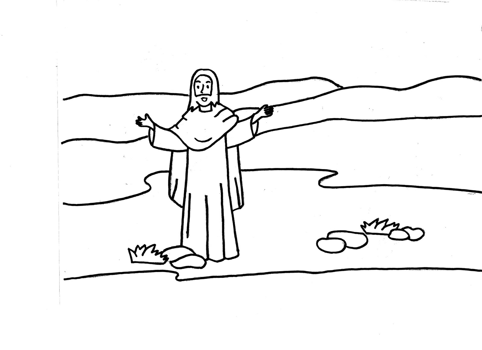 Disegno da colorare: Gesù (Caratteri) #98896 - Pagine da Colorare Stampabili Gratuite