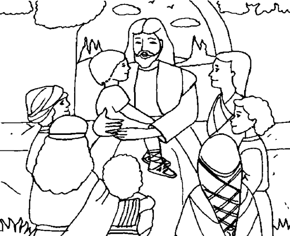 Disegno da colorare: Gesù (Caratteri) #99016 - Pagine da Colorare Stampabili Gratuite