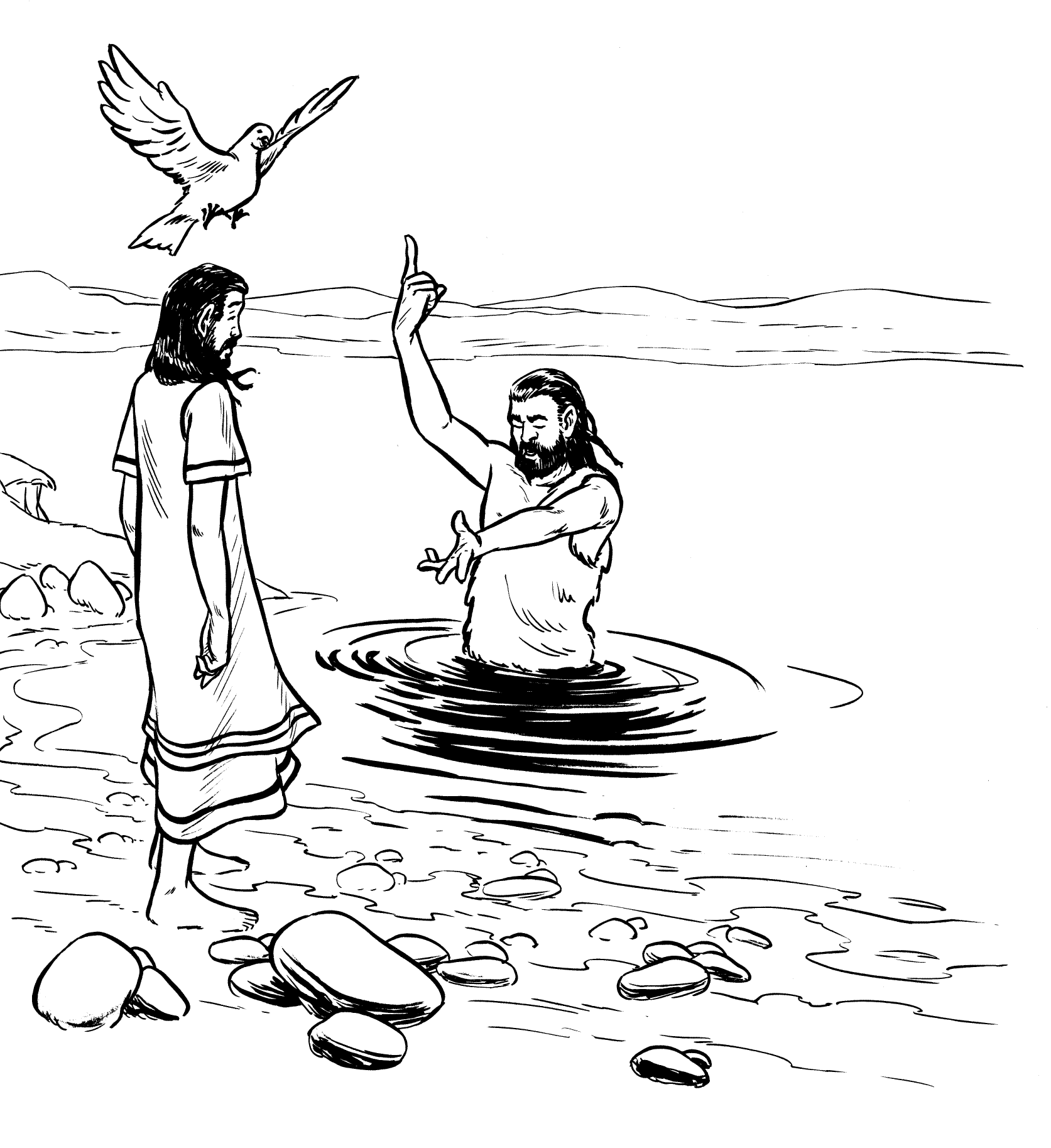 Disegno da colorare: Gesù (Caratteri) #99157 - Pagine da Colorare Stampabili Gratuite