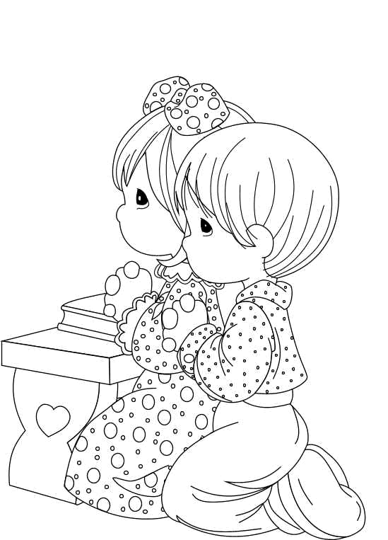 Disegno da colorare: piccola ragazza (Caratteri) #96736 - Pagine da Colorare Stampabili Gratuite