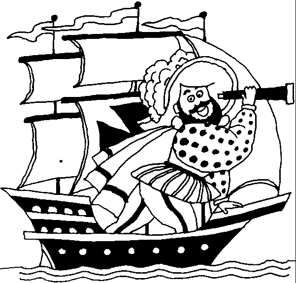 Disegno da colorare: Pirata (Caratteri) #105085 - Pagine da Colorare Stampabili Gratuite