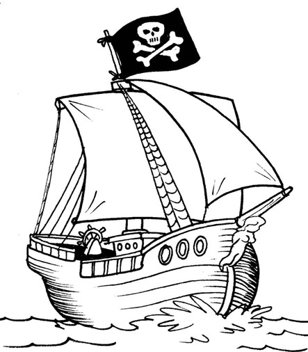 Disegno da colorare: Pirata (Caratteri) #105104 - Pagine da Colorare Stampabili Gratuite