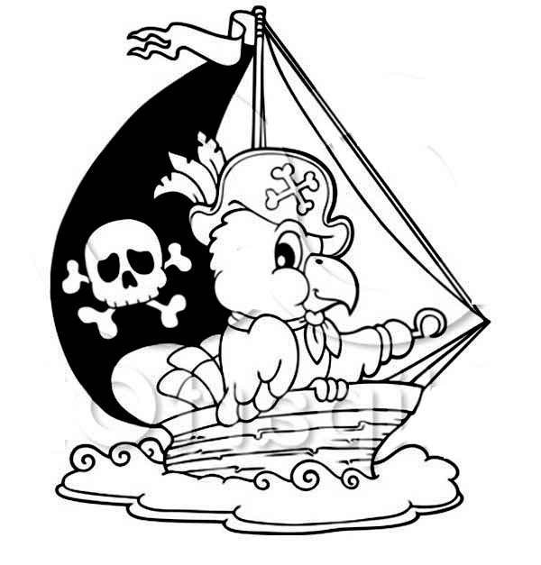 Disegno da colorare: Pirata (Caratteri) #105129 - Pagine da Colorare Stampabili Gratuite