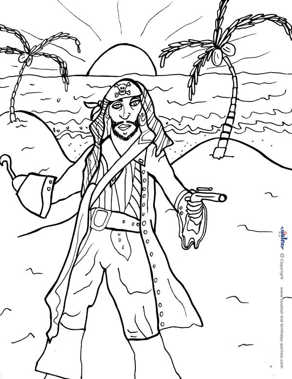 Disegno da colorare: Pirata (Caratteri) #105161 - Pagine da Colorare Stampabili Gratuite