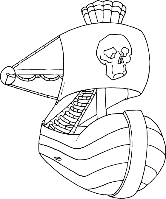 Disegno da colorare: Pirata (Caratteri) #105213 - Pagine da Colorare Stampabili Gratuite