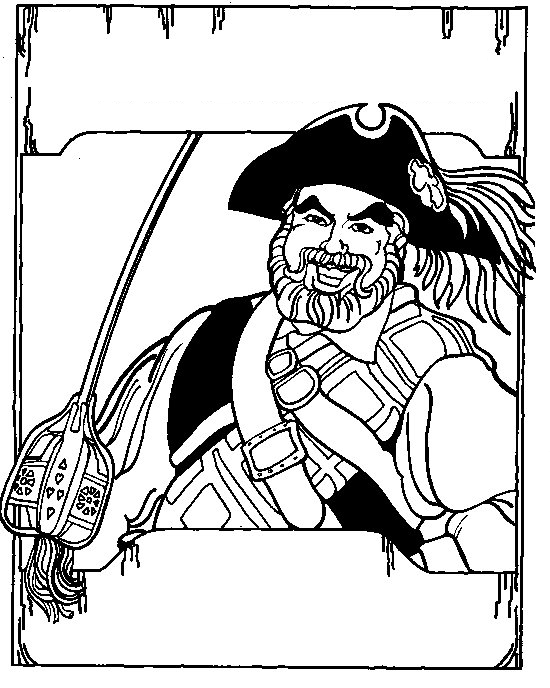 Disegno da colorare: Pirata (Caratteri) #105327 - Pagine da Colorare Stampabili Gratuite