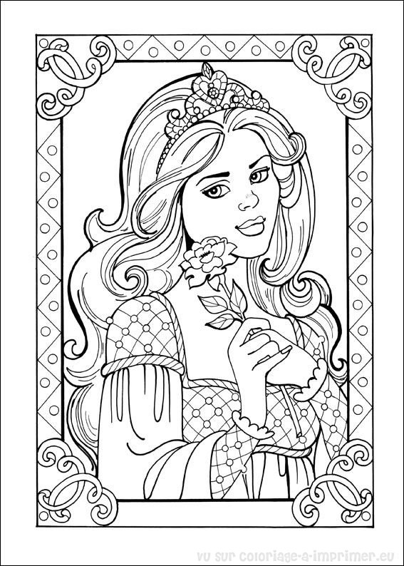 Disegno da colorare: Principessa (Caratteri) #85244 - Pagine da Colorare Stampabili Gratuite