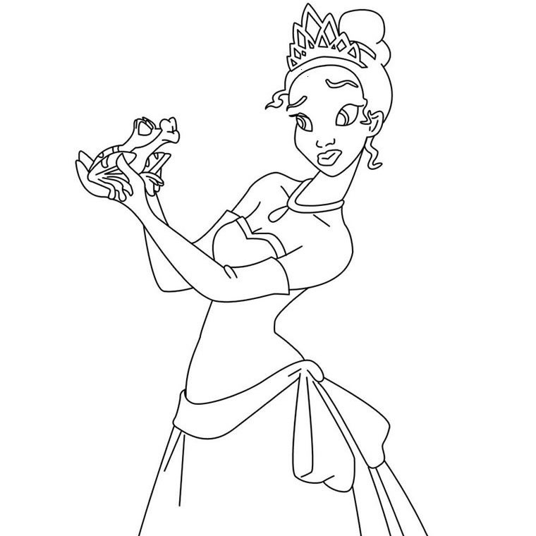 Disegno da colorare: Principessa (Caratteri) #85278 - Pagine da Colorare Stampabili Gratuite