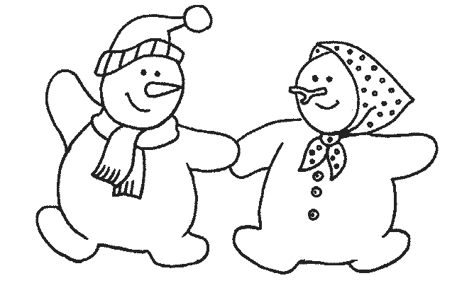 Disegno da colorare: Pupazzo di neve (Caratteri) #89293 - Pagine da Colorare Stampabili Gratuite
