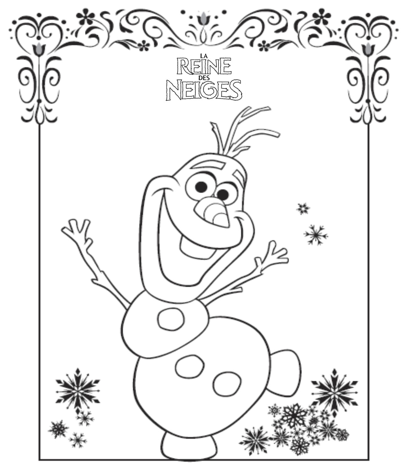 Disegno da colorare: Pupazzo di neve (Caratteri) #89438 - Pagine da Colorare Stampabili Gratuite
