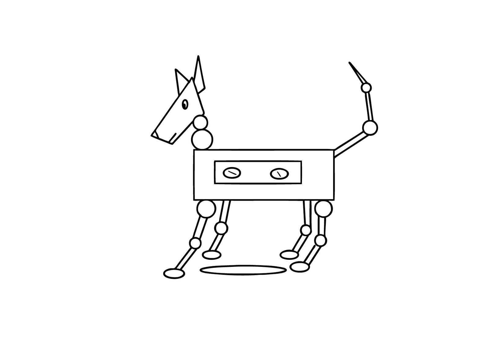 Disegno da colorare: Robot (Caratteri) #106601 - Pagine da Colorare Stampabili Gratuite