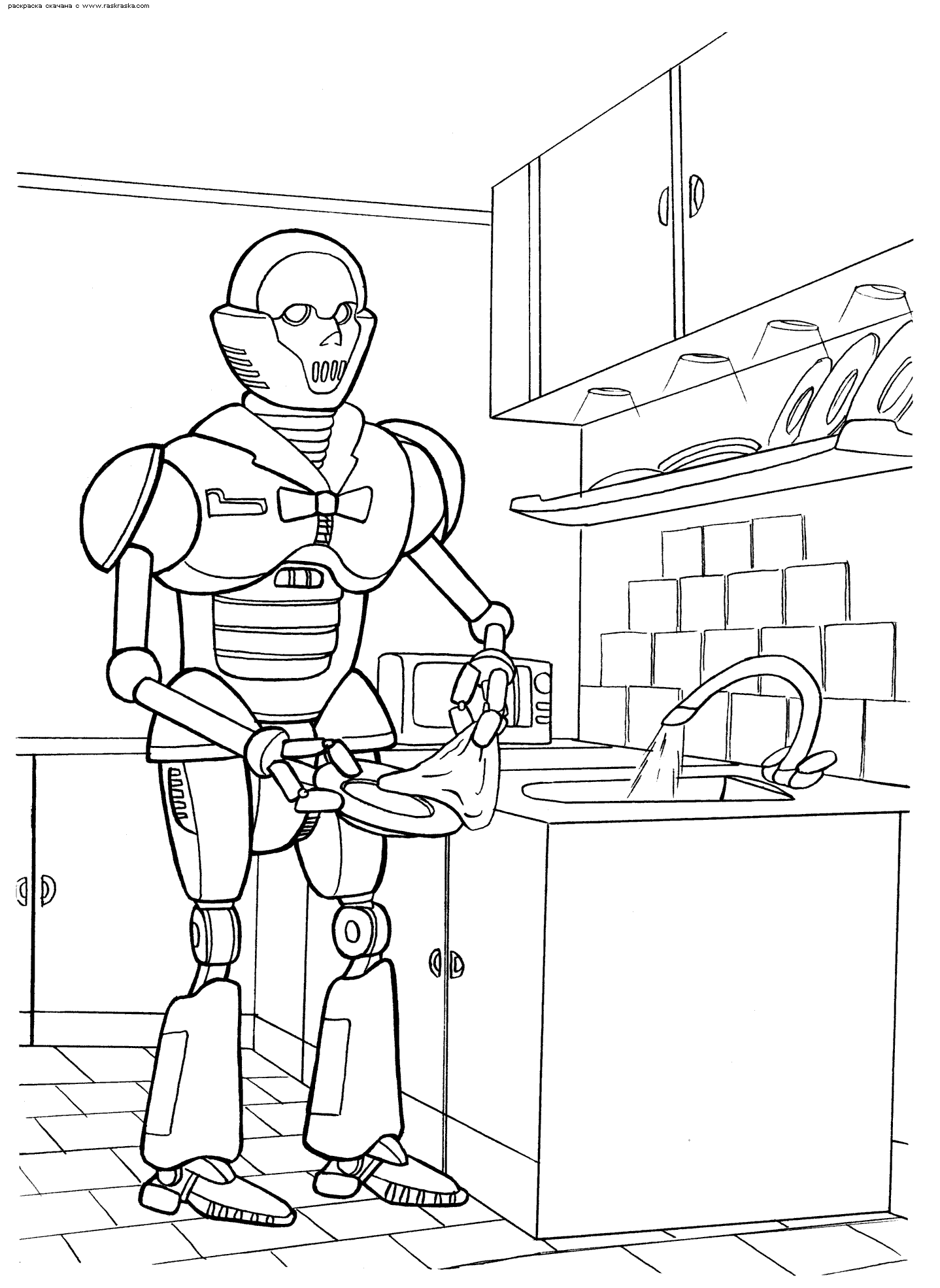 Disegno da colorare: Robot (Caratteri) #106602 - Pagine da Colorare Stampabili Gratuite