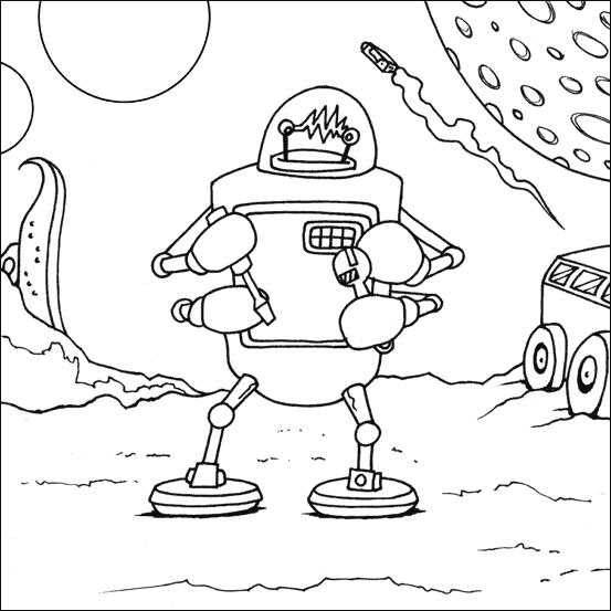 Disegno da colorare: Robot (Caratteri) #106625 - Pagine da Colorare Stampabili Gratuite