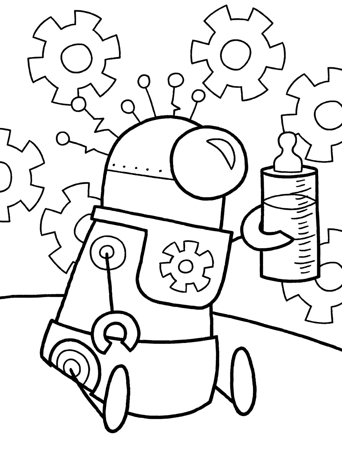 Disegno da colorare: Robot (Caratteri) #106635 - Pagine da Colorare Stampabili Gratuite