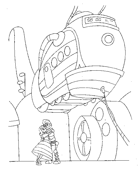 Disegno da colorare: Robot (Caratteri) #106663 - Pagine da Colorare Stampabili Gratuite