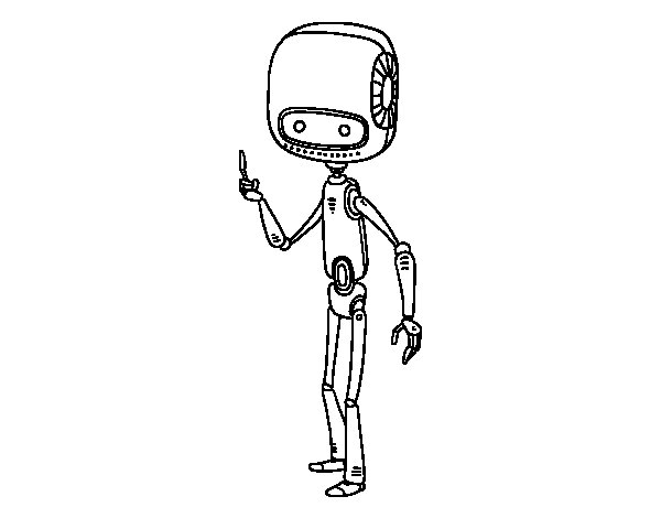 Disegno da colorare: Robot (Caratteri) #106687 - Pagine da Colorare Stampabili Gratuite