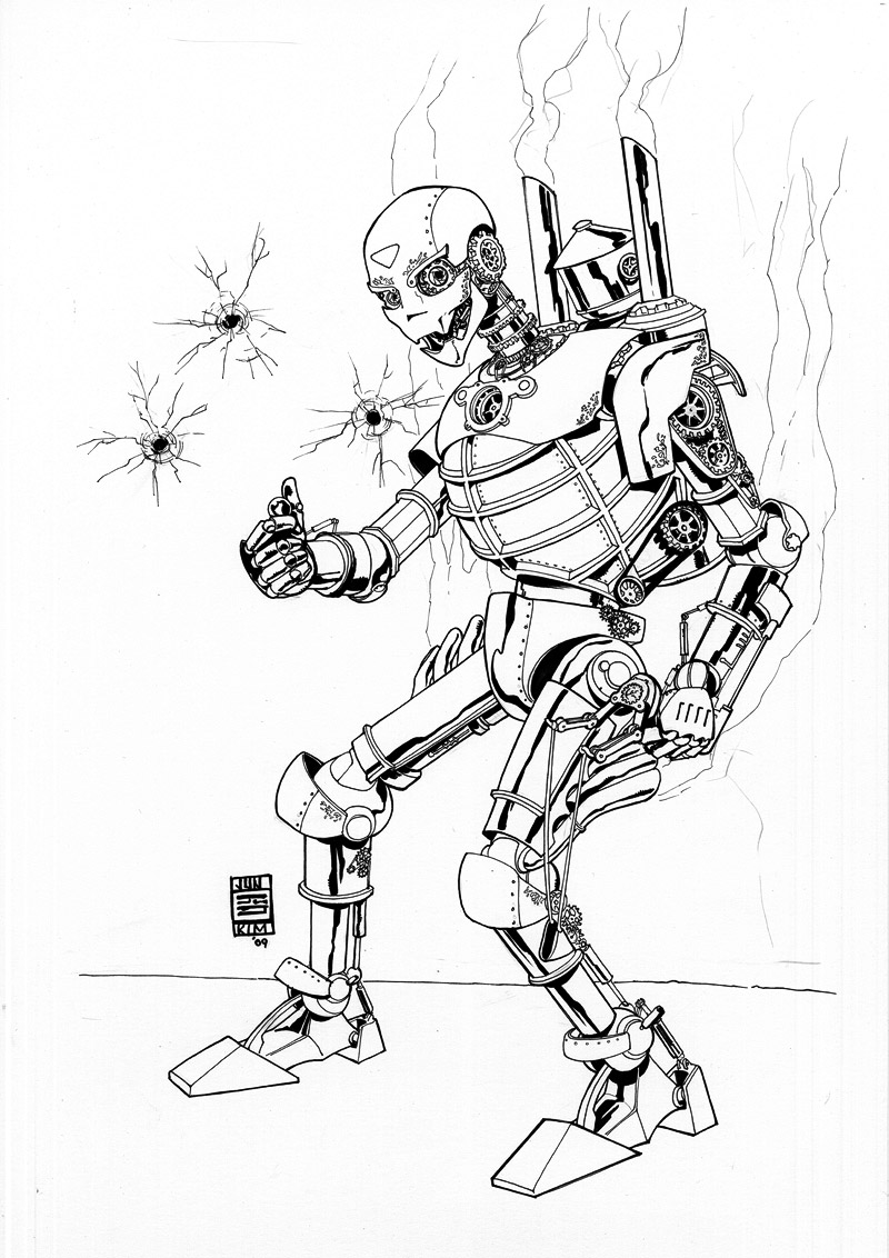 Disegno da colorare: Robot (Caratteri) #106833 - Pagine da Colorare Stampabili Gratuite
