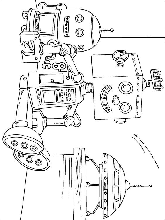 Disegno da colorare: Robot (Caratteri) #106874 - Pagine da Colorare Stampabili Gratuite