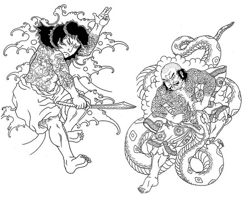 Disegno da colorare: Samurai (Caratteri) #107342 - Pagine da Colorare Stampabili Gratuite