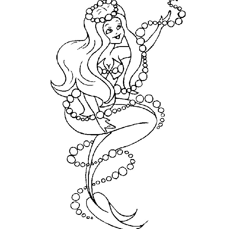 Disegno da colorare: Sirena (Caratteri) #147163 - Pagine da Colorare Stampabili Gratuite