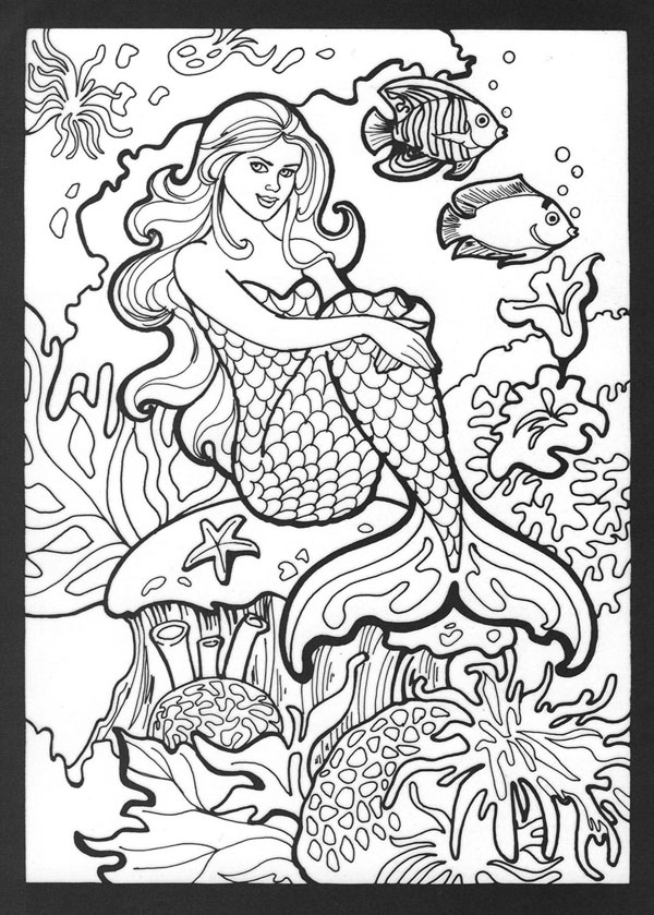 Disegno da colorare: Sirena (Caratteri) #147179 - Pagine da Colorare Stampabili Gratuite