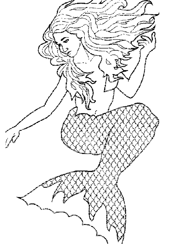 Disegno da colorare: Sirena (Caratteri) #147294 - Pagine da Colorare Stampabili Gratuite