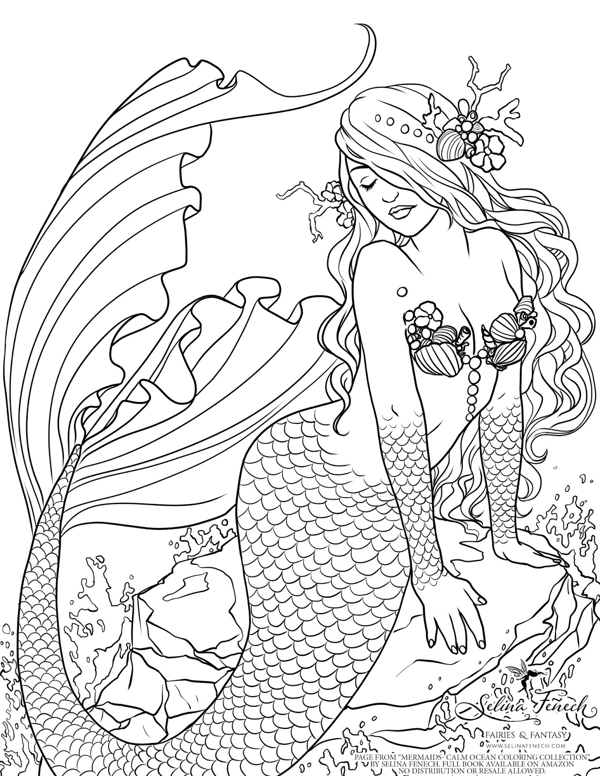 Disegno da colorare: Sirena (Caratteri) #147320 - Pagine da Colorare Stampabili Gratuite