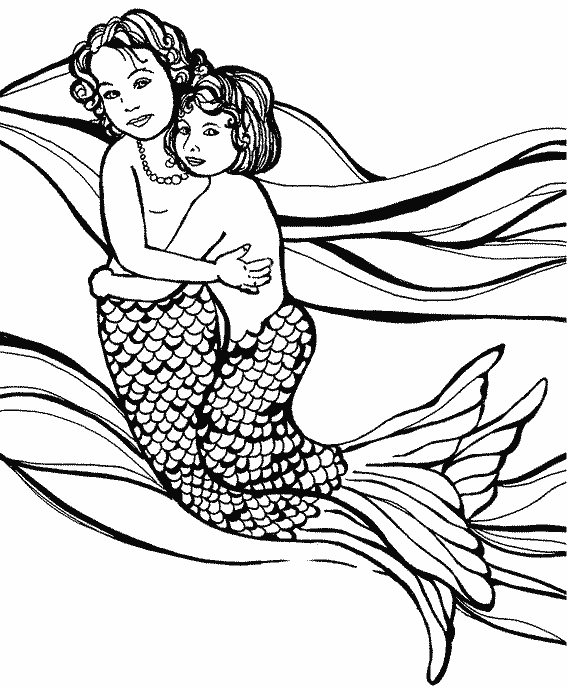 Disegno da colorare: Sirena (Caratteri) #147348 - Pagine da Colorare Stampabili Gratuite