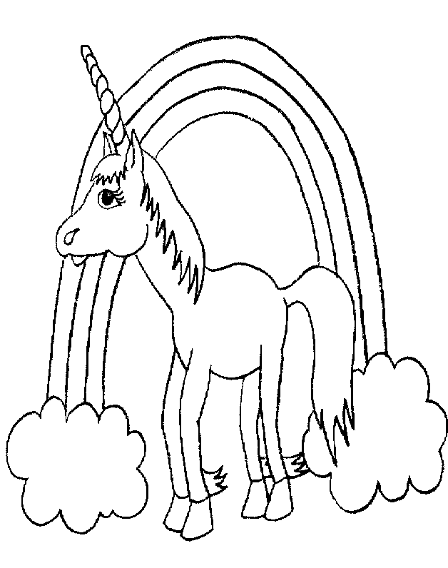 Disegno da colorare: unicorno (Caratteri) #19429 - Pagine da Colorare Stampabili Gratuite