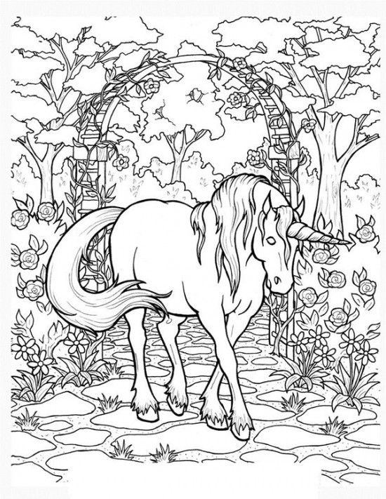 Disegno da colorare: unicorno (Caratteri) #19467 - Pagine da Colorare Stampabili Gratuite