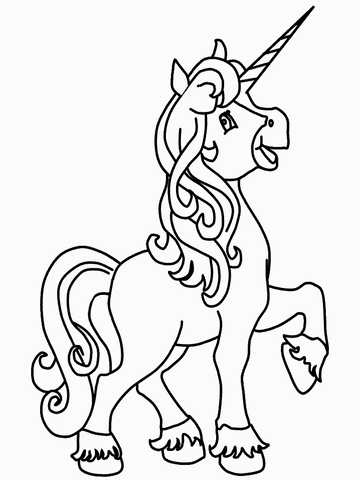 Disegno da colorare: unicorno (Caratteri) #19485 - Pagine da Colorare Stampabili Gratuite