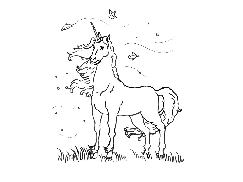Disegno da colorare: unicorno (Caratteri) #19521 - Pagine da Colorare Stampabili Gratuite