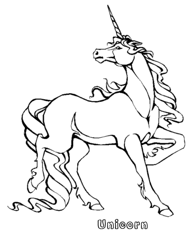 Disegno da colorare: unicorno (Caratteri) #19595 - Pagine da Colorare Stampabili Gratuite