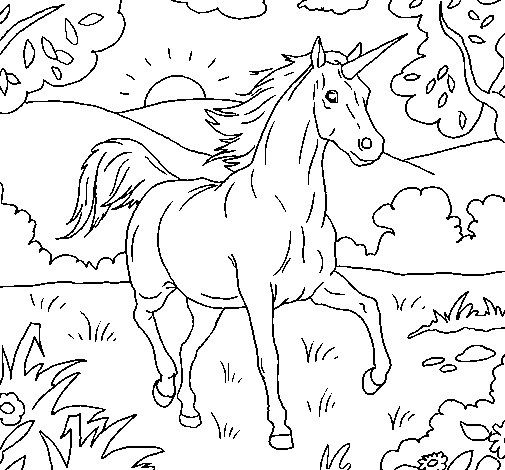 Disegno da colorare: unicorno (Caratteri) #19604 - Pagine da Colorare Stampabili Gratuite