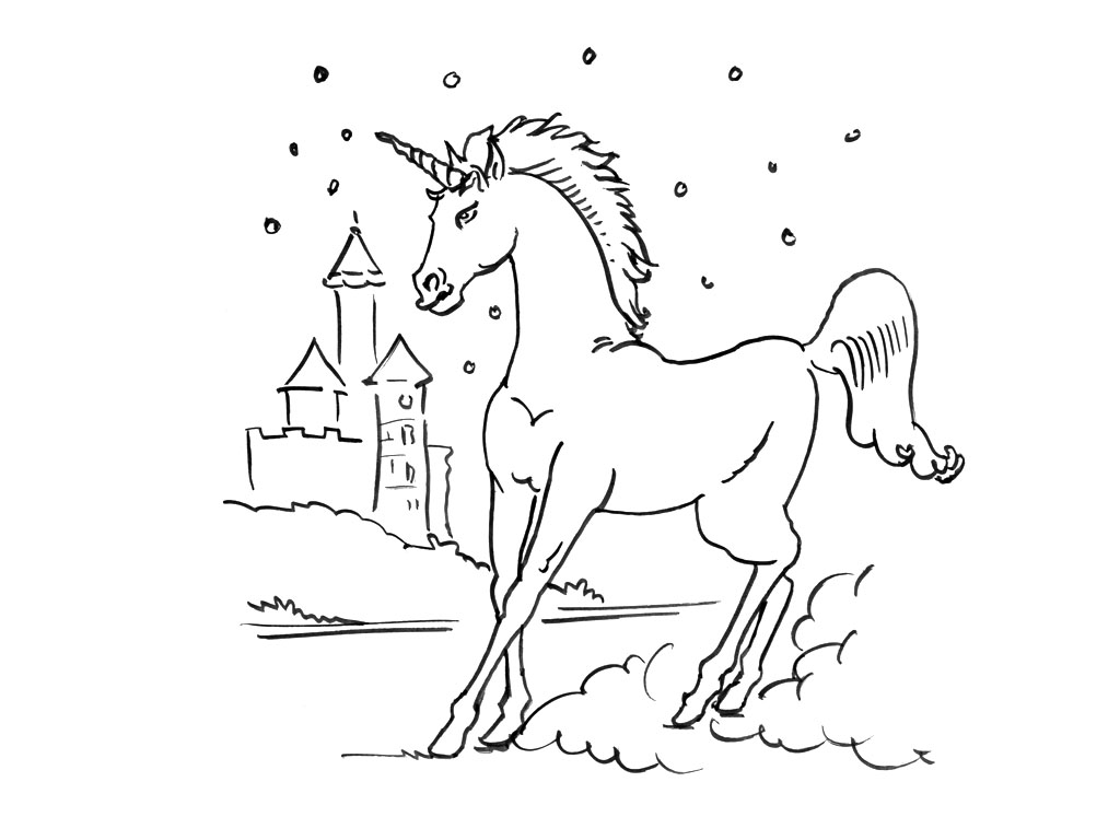 Disegno da colorare: unicorno (Caratteri) #19619 - Pagine da Colorare Stampabili Gratuite