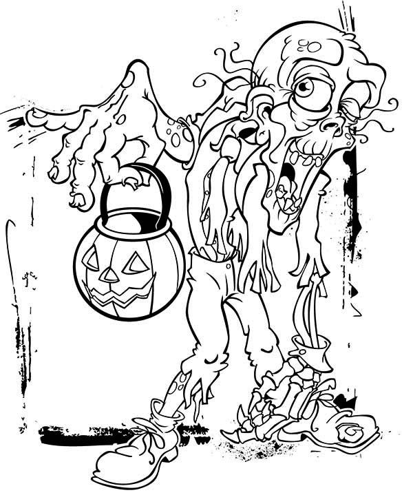 Disegno da colorare: zombie (Caratteri) #85679 - Pagine da Colorare Stampabili Gratuite