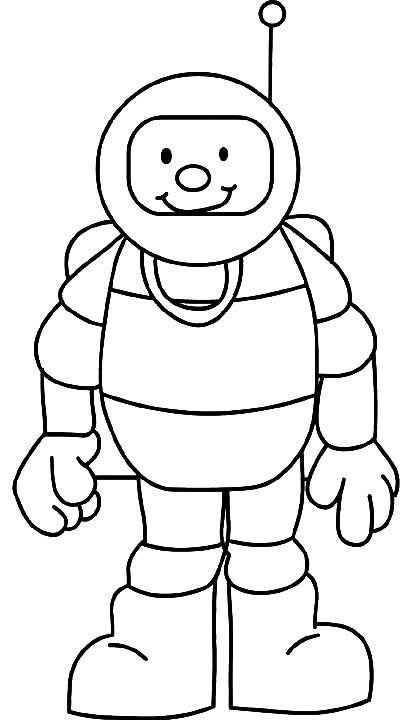 Disegno da colorare: Astronauta (Carriere e Professioni) #87594 - Pagine da Colorare Stampabili Gratuite